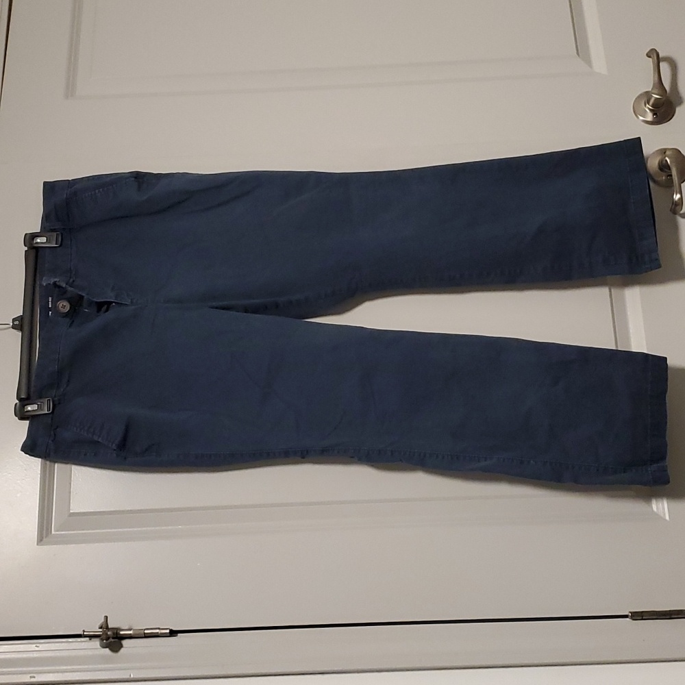 old navy khaki boot cut pants